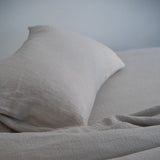 Sömn Luxury Linen Bedding | Pillowcase (single) Linen Bedding Sömn Home Sand #color_sand