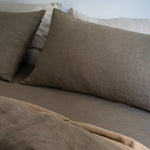 Sömn Luxury Linen Bedding | Pillowcase (single) Linen Bedding Sömn Home Double/Queen Earth #color_earth