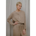 Sömn Premium Organic Cotton Gauze Sleepwear | Loungewear Set Sömn Home #color_chai